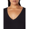 image:imageAmazon Essentials Womens Plus Size ShortSleeve VNeck TShirtBlack