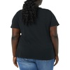 image:imageAmazon Essentials Womens Plus Size ShortSleeve VNeck TShirtBlackOlive
