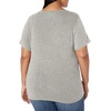image:imageAmazon Essentials Womens Plus Size ShortSleeve VNeck TShirtLight Grey Heather