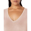 image:imageAmazon Essentials Womens Plus Size ShortSleeve VNeck TShirtLight Pink