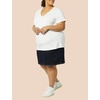 image:imageAmazon Essentials Womens Plus Size ShortSleeve VNeck TShirtWhite