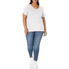 image:imageAmazon Essentials Womens Plus Size ShortSleeve VNeck TShirtWhite