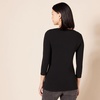 image:imageAmazon Essentials Womens RegularFit 34 Sleeve VNeck TShirt Cotton Modal Blend Jersey Available in Plus Size Multipacks