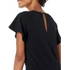 image:imageAmazon Essentials Womens RegularFit Cape Sleeve Open Crewneck TShirt for WorkBlack