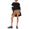 image:imageAmazon Essentials Womens RegularFit Cape Sleeve Open Crewneck TShirt for WorkBlack