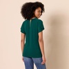 image:imageAmazon Essentials Womens RegularFit Cape Sleeve Open Crewneck TShirt for WorkForest Green