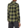 image:imageAmazon Essentials Womens RegularFit LongSleeve Lightweight Plaid Flannel Shirt with Brushed Finish Shirttail HemBlack Olive Buffalo Check