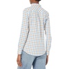 image:imageAmazon Essentials Womens RegularFit LongSleeve Lightweight Plaid Flannel Shirt with Brushed Finish Shirttail HemBlue Red Madras Plaid