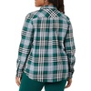 image:imageAmazon Essentials Womens RegularFit LongSleeve Lightweight Plaid Flannel Shirt with Brushed Finish Shirttail HemDark Green Kilt Plaid