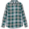 image:imageAmazon Essentials Womens RegularFit LongSleeve Lightweight Plaid Flannel Shirt with Brushed Finish Shirttail HemDark Green Kilt Plaid