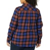 image:imageAmazon Essentials Womens RegularFit LongSleeve Lightweight Plaid Flannel Shirt with Brushed Finish Shirttail HemMulticolor Windowpane