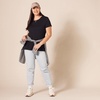 image:imageAmazon Essentials Womens RegularFit ShortSleeve TShirt Crewneck and VNeck Options MultipacksBlack