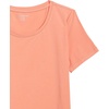 image:imageAmazon Essentials Womens RegularFit ShortSleeve TShirt Crewneck and VNeck Options MultipacksCoral OrangeGolden Yellow