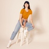 image:imageAmazon Essentials Womens RegularFit ShortSleeve TShirt Crewneck and VNeck Options MultipacksCoral OrangeGolden Yellow