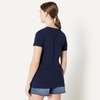 image:imageAmazon Essentials Womens RegularFit ShortSleeve TShirt Crewneck and VNeck Options MultipacksDark GreenNavy