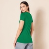 image:imageAmazon Essentials Womens RegularFit ShortSleeve TShirt Crewneck and VNeck Options MultipacksGreenLight Pink