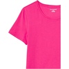 image:imageAmazon Essentials Womens RegularFit ShortSleeve TShirt Crewneck and VNeck Options MultipacksHot PinkWhite