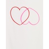 image:imageAmazon Essentials Womens RegularFit ShortSleeve TShirt Crewneck and VNeck Options MultipacksPinkWhite Hearts