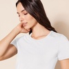 image:imageAmazon Essentials Womens RegularFit ShortSleeve TShirt Crewneck and VNeck Options MultipacksWhite