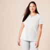 image:imageAmazon Essentials Womens RegularFit ShortSleeve TShirt Crewneck and VNeck Options MultipacksWhite