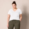 image:imageAmazon Essentials Womens RegularFit ShortSleeve TShirt Crewneck and VNeck Options2pack Blue Tie DyeWhite