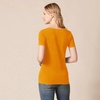image:imageAmazon Essentials Womens RegularFit ShortSleeve TShirt Crewneck and VNeck Options2pack Coral OrangeGolden Yellow