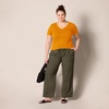 image:imageAmazon Essentials Womens RegularFit ShortSleeve TShirt Crewneck and VNeck Options2pack Coral OrangeGolden Yellow