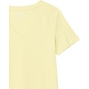 image:imageAmazon Essentials Womens RegularFit ShortSleeve TShirt Crewneck and VNeck Options2pack Light YellowGolden Yellow
