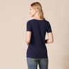 image:imageAmazon Essentials Womens RegularFit ShortSleeve TShirt Crewneck and VNeck Options2pack PinkNavy