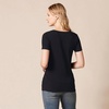 image:imageAmazon Essentials Womens RegularFit ShortSleeve TShirt Crewneck and VNeck OptionsBlack