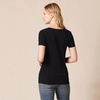image:imageAmazon Essentials Womens RegularFit ShortSleeve TShirt Crewneck and VNeck OptionsBlackWhite