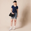 image:imageAmazon Essentials Womens RegularFit ShortSleeve TShirt Crewneck and VNeck OptionsBurgundyNavy