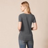 image:imageAmazon Essentials Womens RegularFit ShortSleeve TShirt Crewneck and VNeck OptionsCharcoal HeatherLight Grey Heather