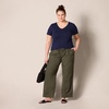 image:imageAmazon Essentials Womens RegularFit ShortSleeve TShirt Crewneck and VNeck OptionsDark GreenNavy