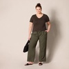 image:imageAmazon Essentials Womens RegularFit ShortSleeve TShirt Crewneck and VNeck OptionsEspressoWhite