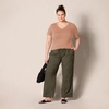 image:imageAmazon Essentials Womens RegularFit ShortSleeve TShirt Crewneck and VNeck OptionsLight BrownWhite