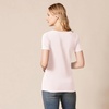image:imageAmazon Essentials Womens RegularFit ShortSleeve TShirt Crewneck and VNeck OptionsLight PinkLight Grey Heather