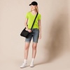 image:imageAmazon Essentials Womens RegularFit ShortSleeve TShirt Crewneck and VNeck OptionsLime GreenWhite