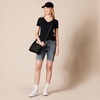 image:imageAmazon Essentials Womens RegularFit ShortSleeve TShirt Crewneck and VNeck OptionsOliveBlack