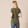 image:imageAmazon Essentials Womens RegularFit ShortSleeve TShirt Crewneck and VNeck OptionsOliveOatmeal Heather