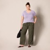 image:imageAmazon Essentials Womens RegularFit ShortSleeve TShirt Crewneck and VNeck OptionsPastel LilacWhite