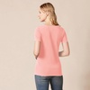 image:imageAmazon Essentials Womens RegularFit ShortSleeve TShirt Crewneck and VNeck OptionsPeachWhite