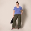 image:imageAmazon Essentials Womens RegularFit ShortSleeve TShirt Crewneck and VNeck OptionsPurple BlueWhite