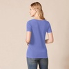 image:imageAmazon Essentials Womens RegularFit ShortSleeve TShirt Crewneck and VNeck OptionsPurple BlueWhite