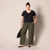 image:imageAmazon Essentials Womens RegularFit ShortSleeve TShirt Crewneck and VNeck OptionsWhite Mariner StripeBlack