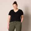 image:imageAmazon Essentials Womens RegularFit ShortSleeve TShirt Crewneck and VNeck OptionsWhiteCharcoal HeatherNavy