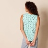 image:imageAmazon Essentials Womens Relaxed Fit Sleeveless VNeck Woven ShirtAqua Blue Poppy