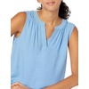 image:imageAmazon Essentials Womens Relaxed Fit Sleeveless VNeck Woven ShirtFrench Blue