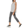 image:imageAmazon Essentials Womens Relaxed Fit Sleeveless VNeck Woven ShirtMini Leopard