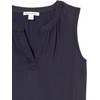 image:imageAmazon Essentials Womens Relaxed Fit Sleeveless VNeck Woven ShirtNavy